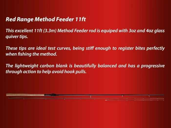 Drennan Red Range Method Feeder 11ft - Feeder rods 3 Drennan Red Range Method Feeder 11ft - Feeder rods - Image 3