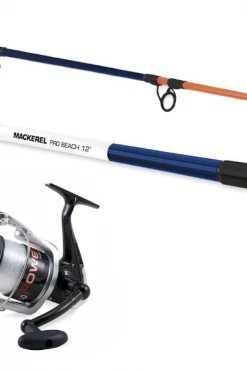 Sea Tech Mackerel Pro Beach 12ft Combo - Beach casting rod & reel combos